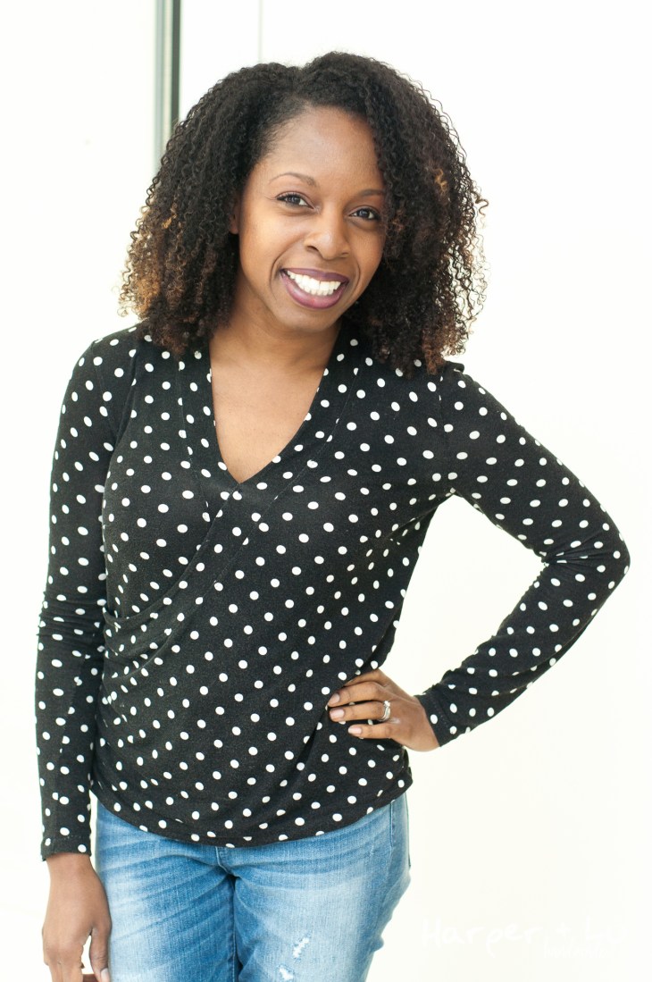 FB - Vogue 8151 - SlyFox Polka Dot Fabric-0127