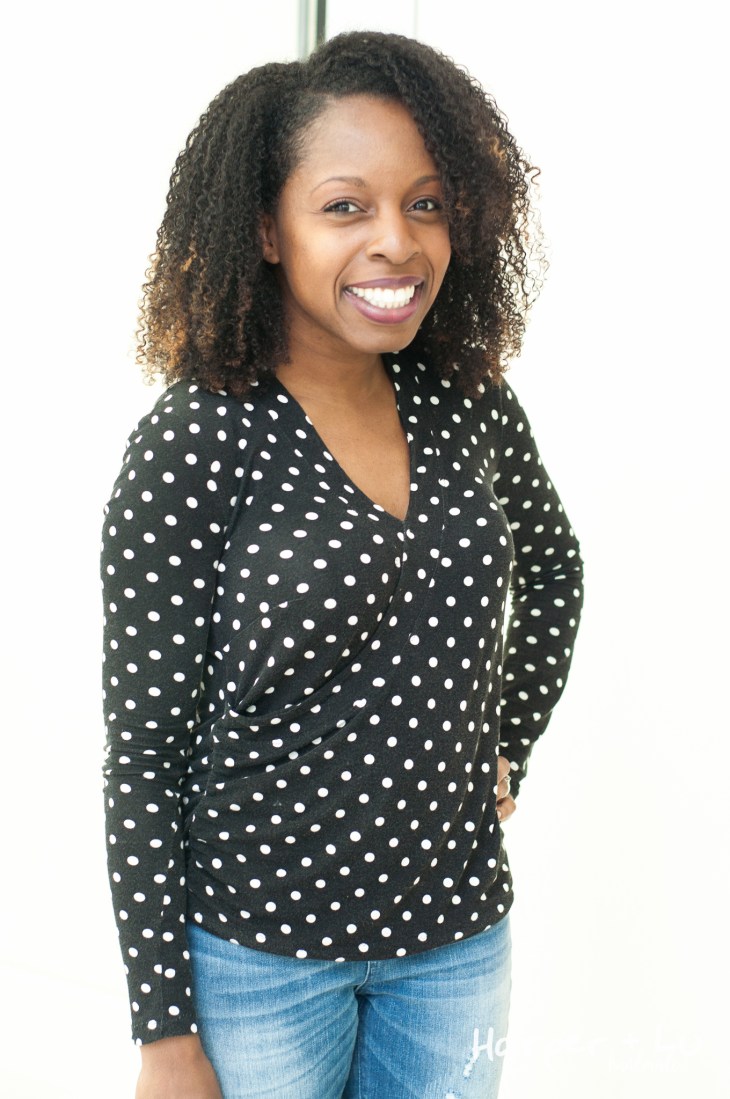 FB - Vogue 8151 - SlyFox Polka Dot Fabric-0128