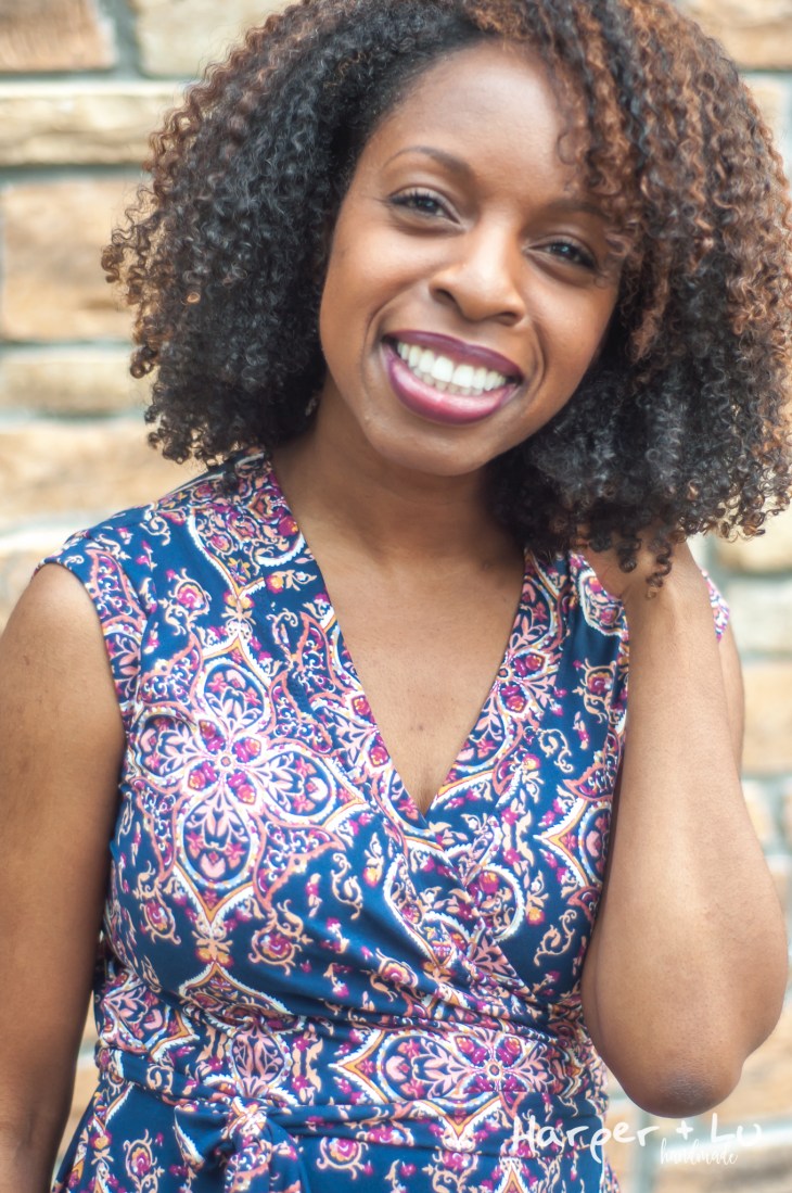 FB - Sleeveless Diana Wrap Dress - So Sew English Tami Navy Blush-1374