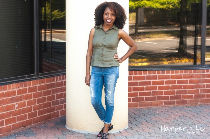 FB - Itch to Stitch Chai - Olive Stretch Linen-1866